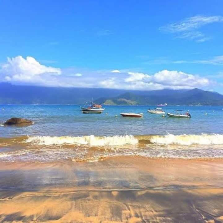 Suite Pe Na Areia- Espaco Independente Na Praia Do Curral Com Localizacao Privilegiada - Simplicidade E Comodidade Com O Por Do Sol Mais Lindo De Ilhabela - Melhor Custo Beneficio Para Ate 4 Pessoas , Na Av Jose Pacheco Do Nascimento Nº 7682 Exteriör bild